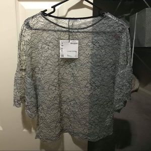 Zara lace top. Brand new